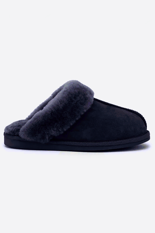 Woollies Slip On Hjemmesko Navy