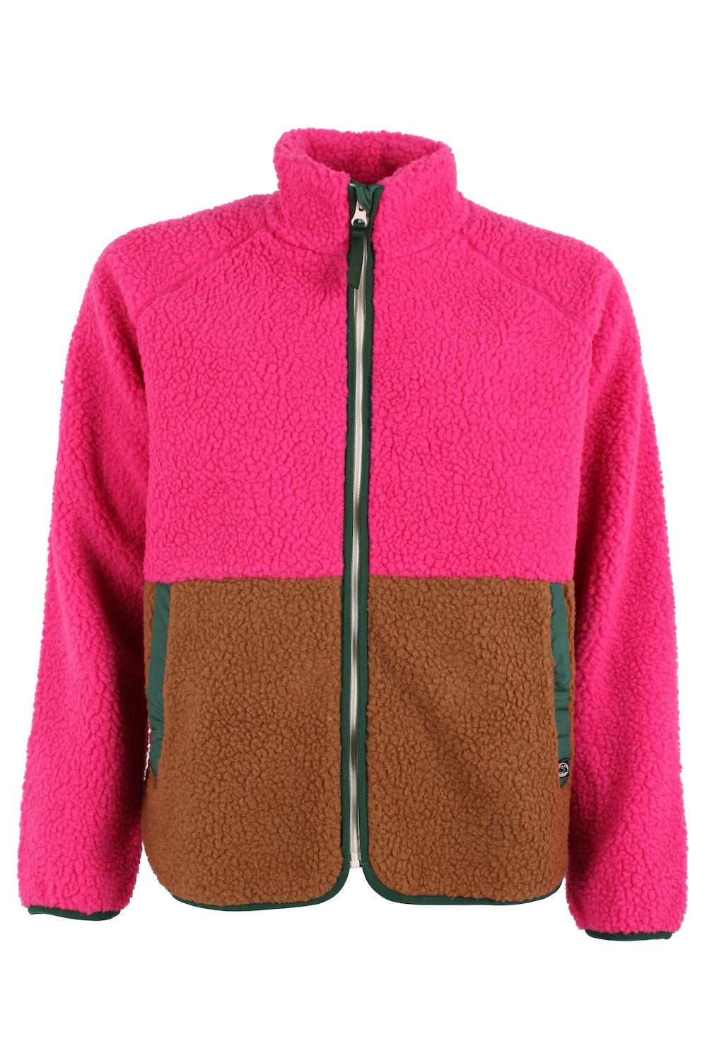 ESS - Danegreatness Fleecejacke Bright Pink/Tobacco