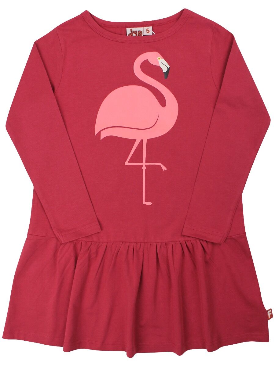 Dyrzanzi Dress LS Jam FLAMINGO