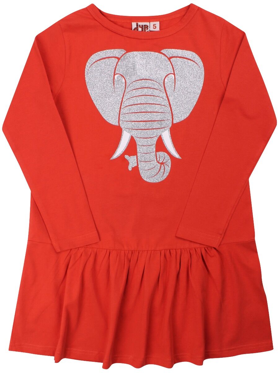 Dyrzanzi Dress LS Fall Coral ELEFANT