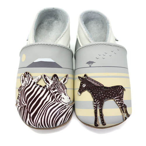 Lait et Miel Hjemmesko Zebra