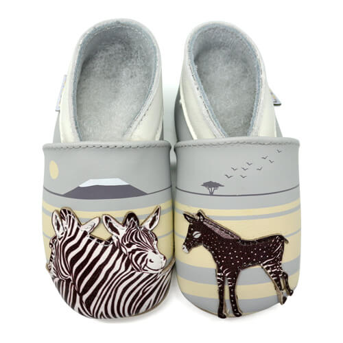 Lait et Miel Hjemmesko Zebra