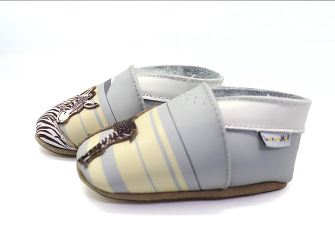 Lait et Miel Hjemmesko Zebra