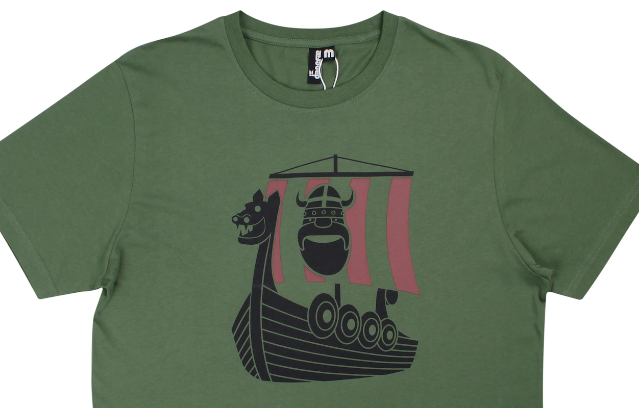 Danefæs’ nye vikinge t‑shirt til mænd & børn