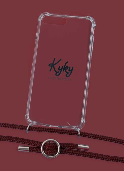 Kyky Iphone X/XS Cover Aubergenious SILVER