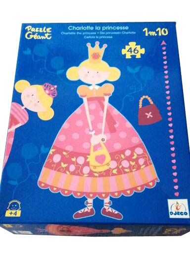 DJECO Puzzle Geant Charlotte La Princesse