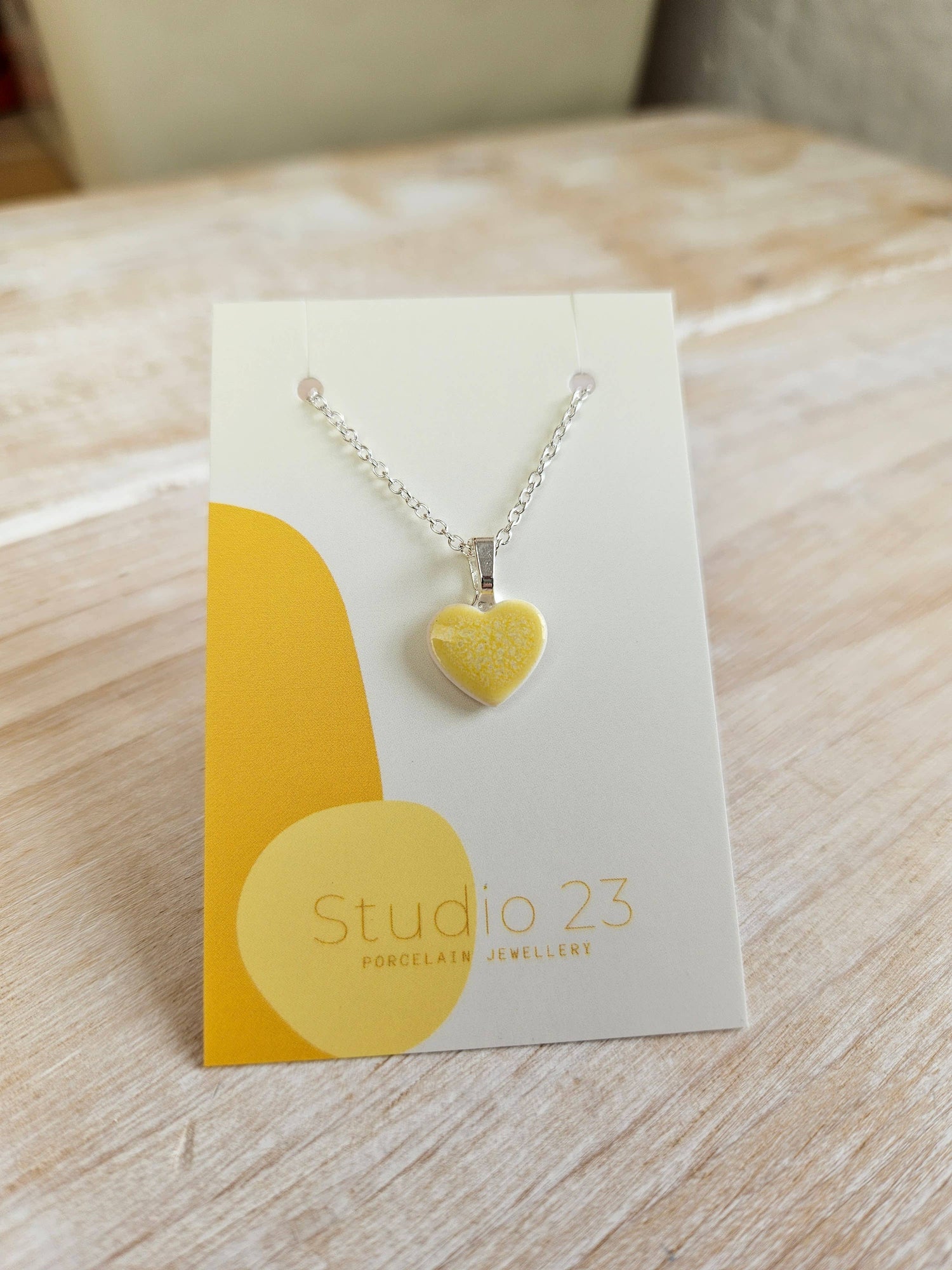 Studio 23 Heart Pendant Blush Pink