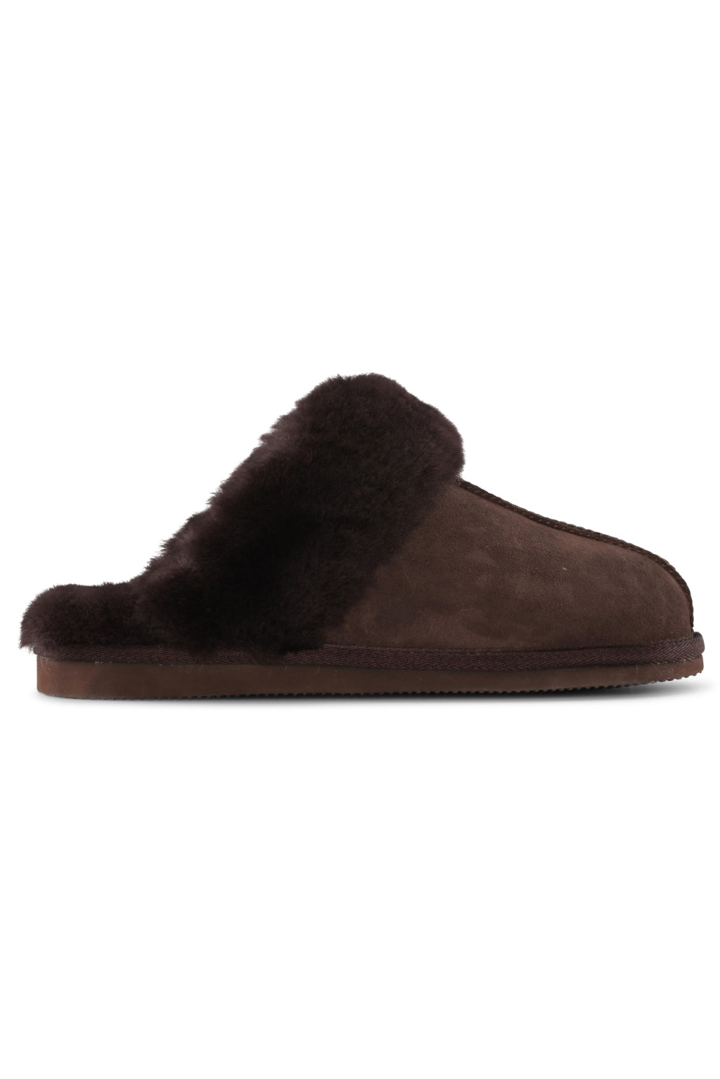 Woollies Slip On Hjemmesko Dark Brown