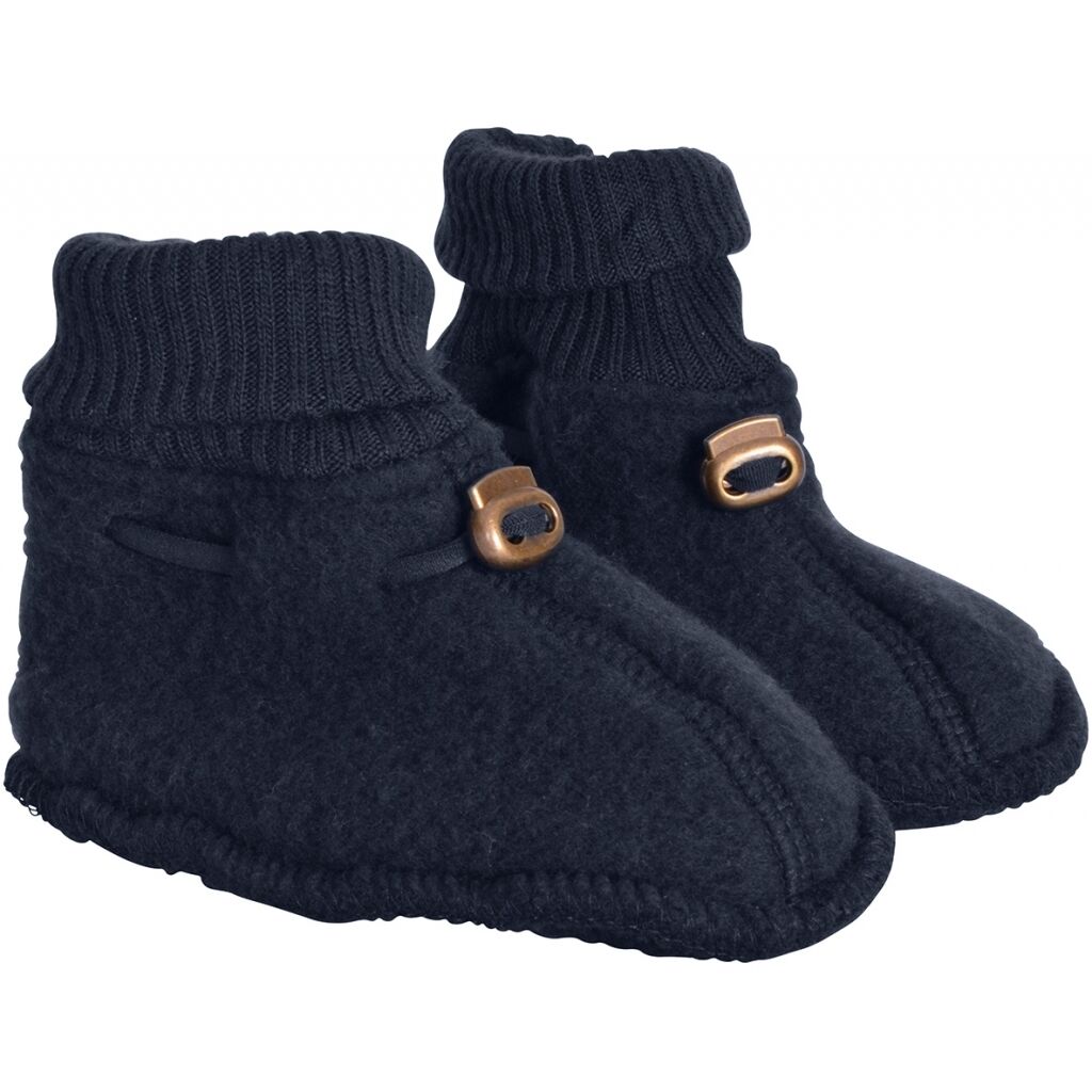 Mikk-Line Wool Footies Blue Nights