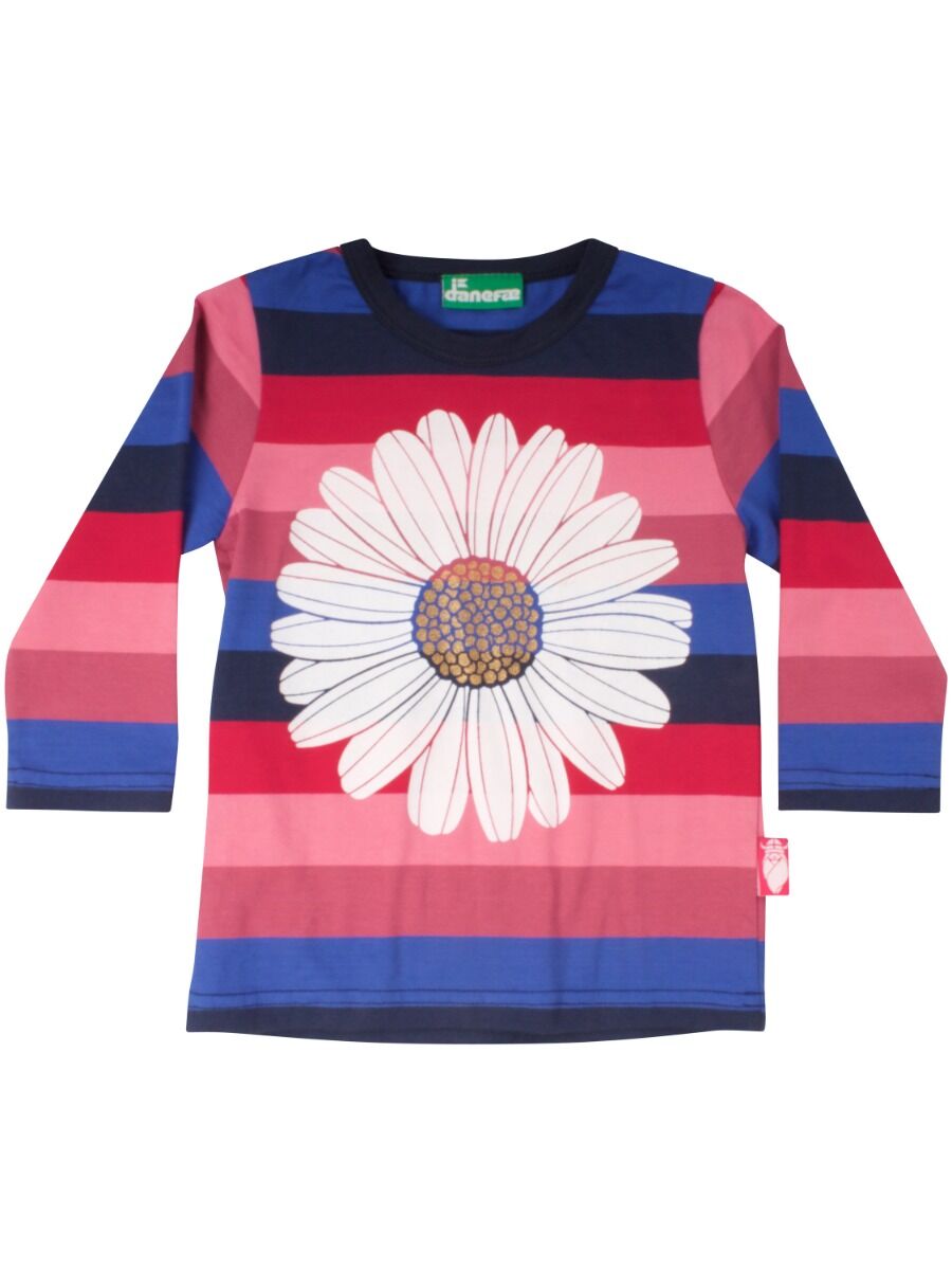 Bluse til børn med blomst 