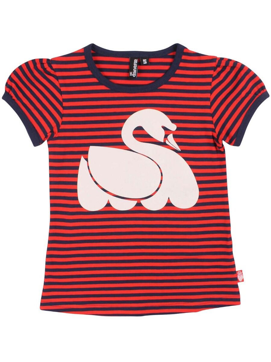T-shirt til børn med svane 
