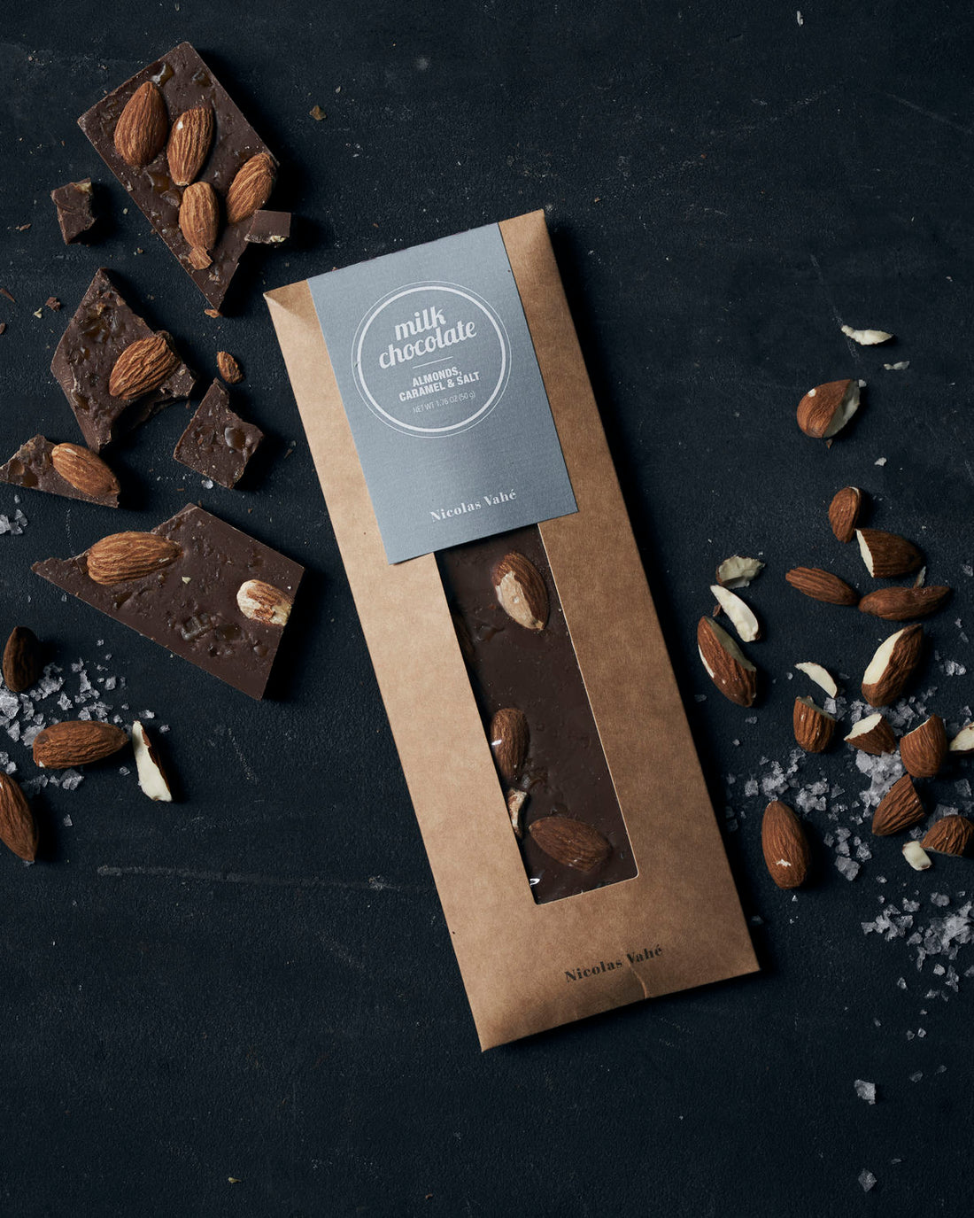 Nicolas Vahe Milk Chocolate/Caramel/Salt & Almond
