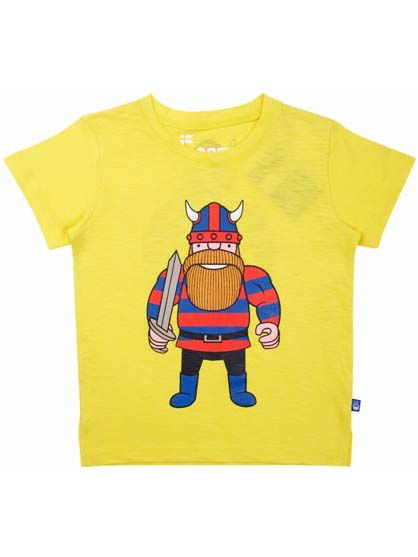T-shirt til børn med viking

