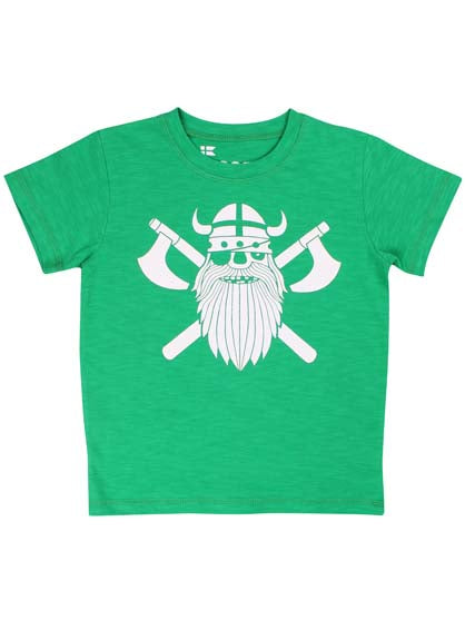 T-shirt til børn med viking
