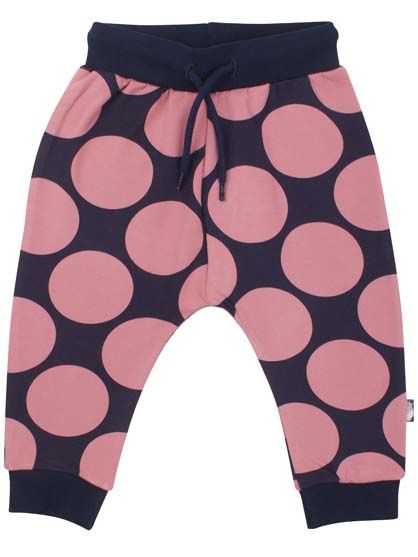 Danesilver pants Navy/Vintage Rose BIG DOT