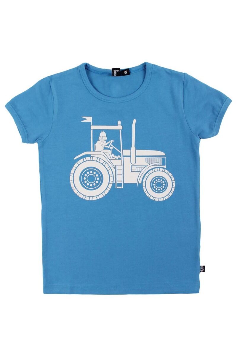 T-shirt til børn med viking  på traktor 