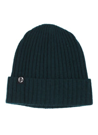 ESS - Cashmere Rib Beanie Black green