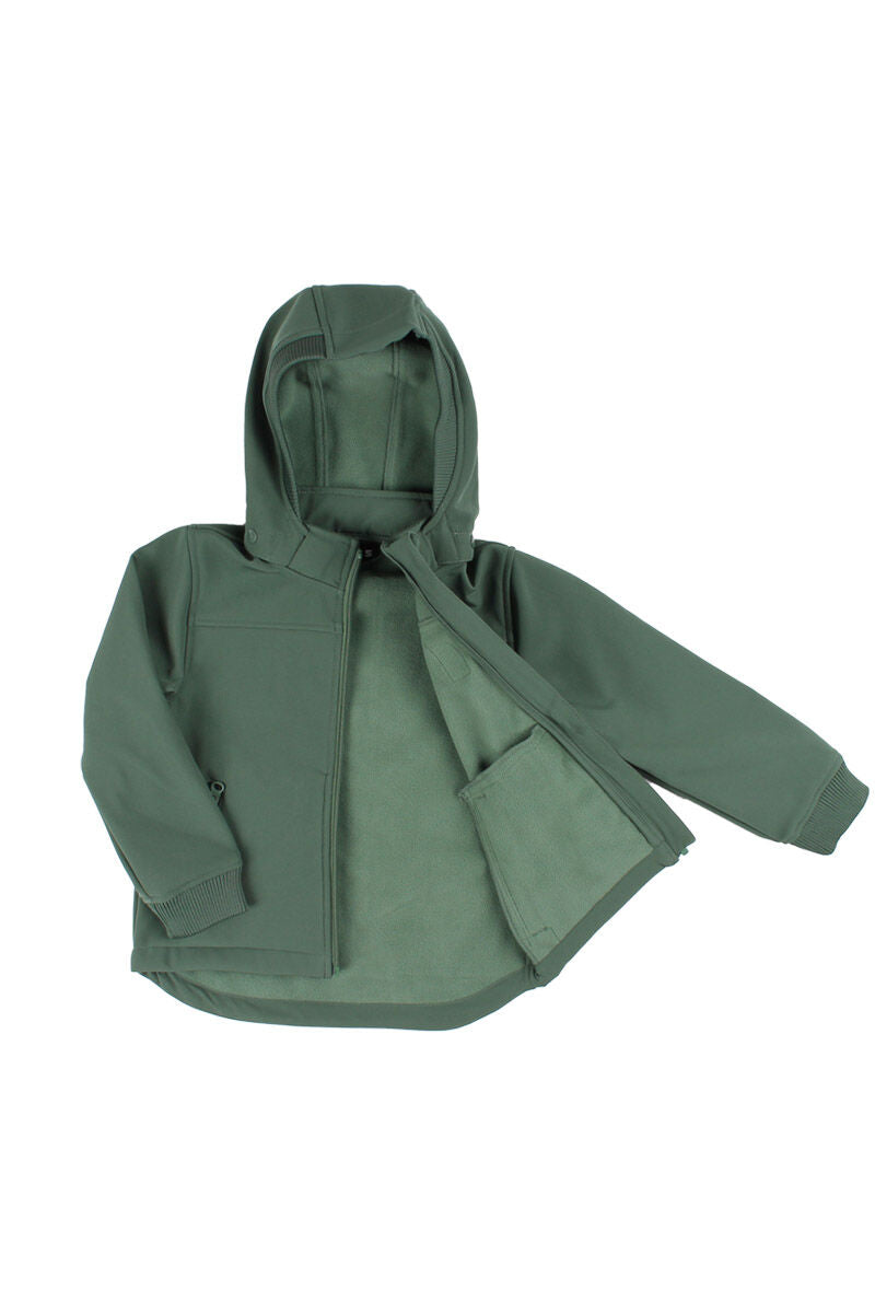 Grøn softshell jakke fra Danefæ