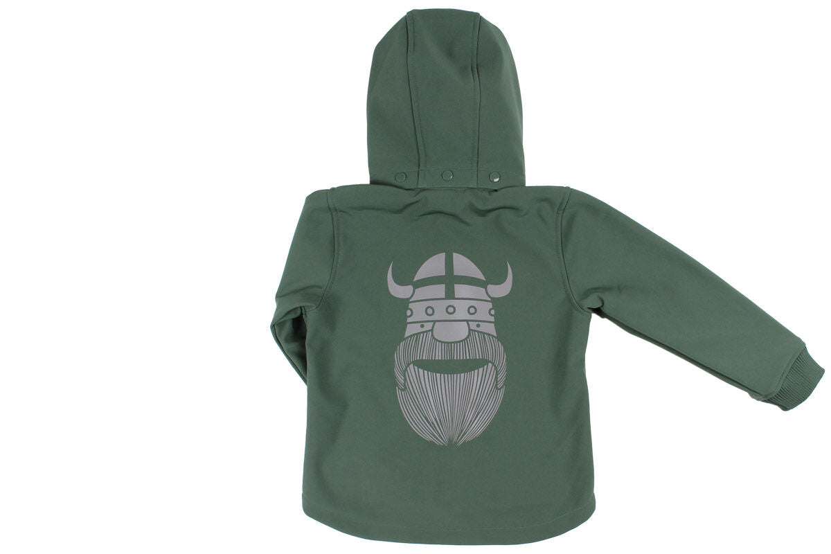 Grøn softshell jakke fra Danefæ