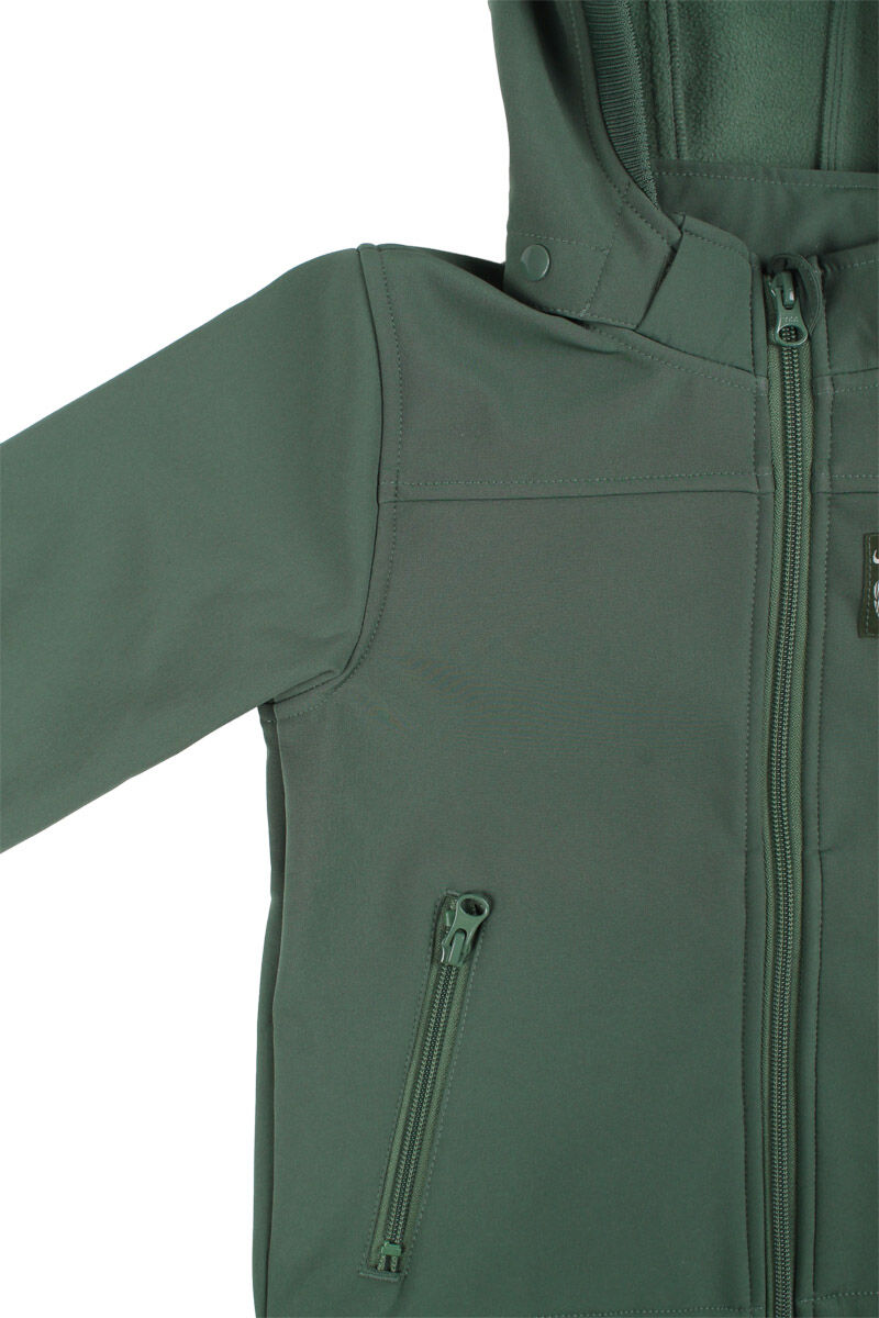 Grøn softshell jakke fra Danefæ