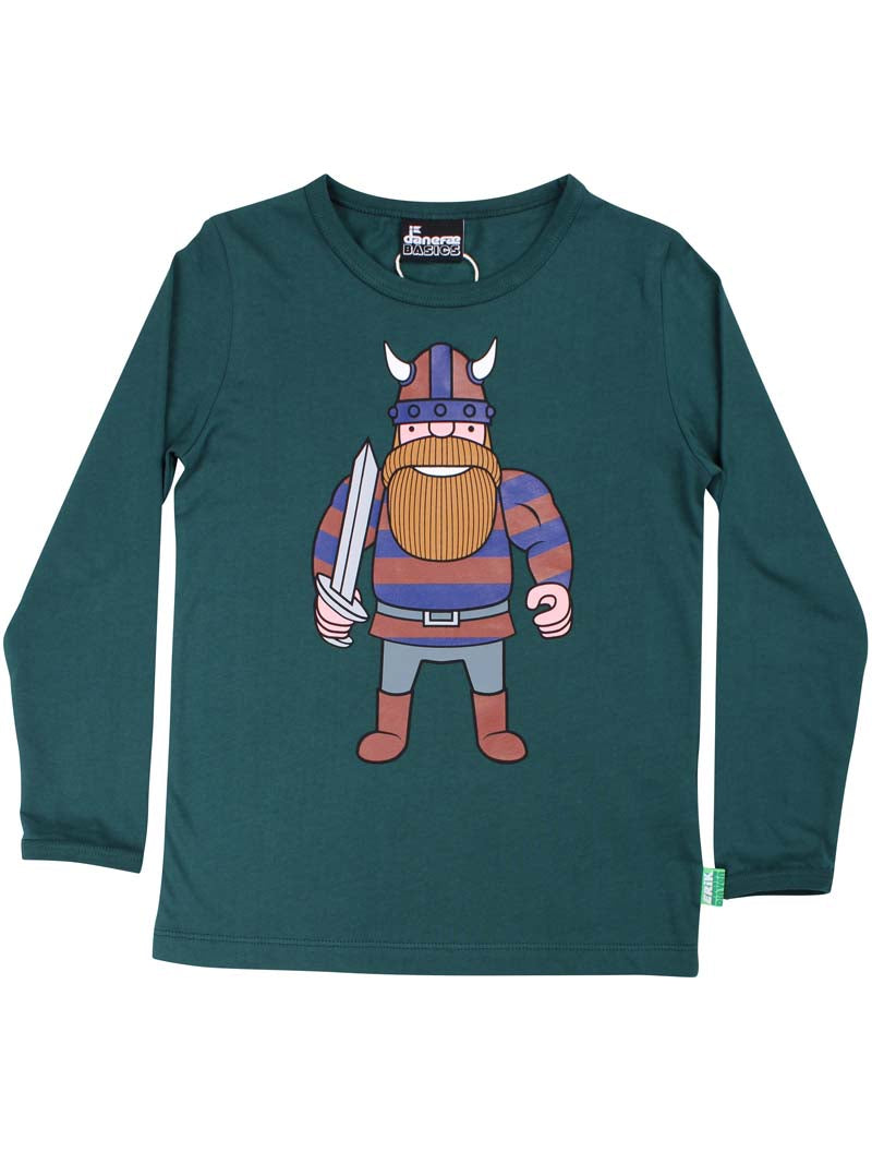 Bluse til børn med viking 