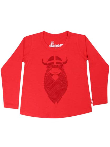 Bluse til børn med viking
