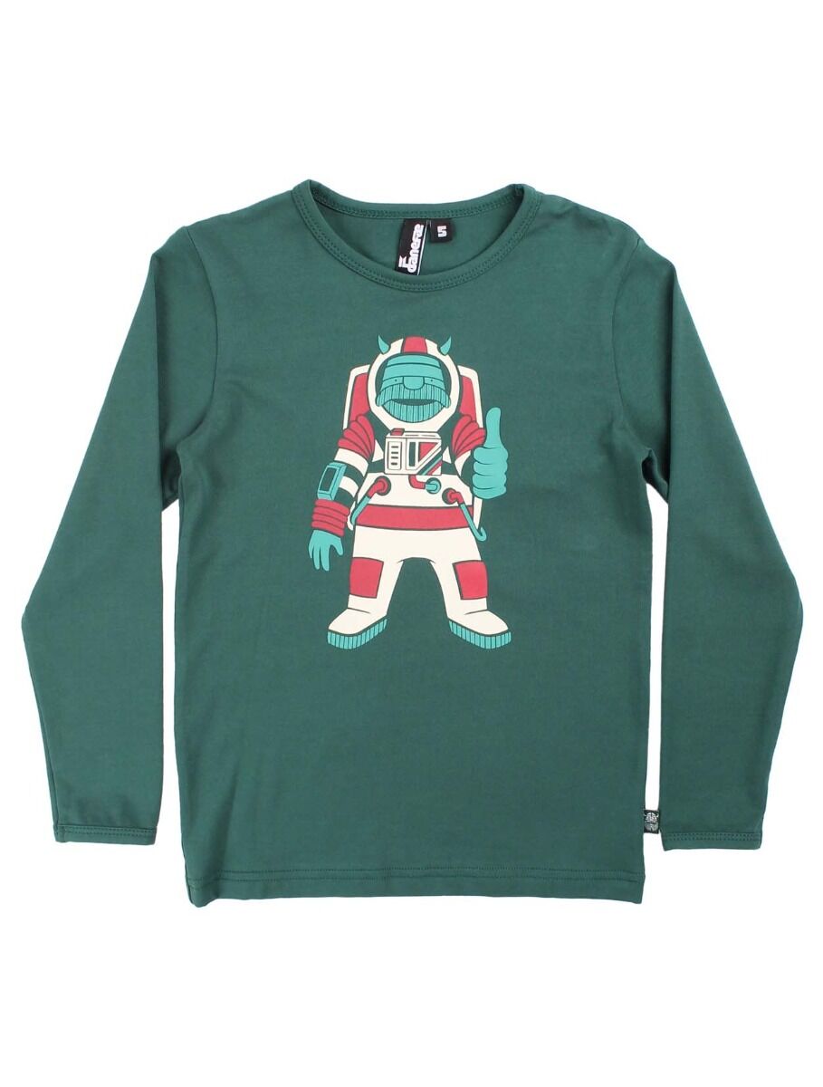 Børne bluse med viking astronaut
