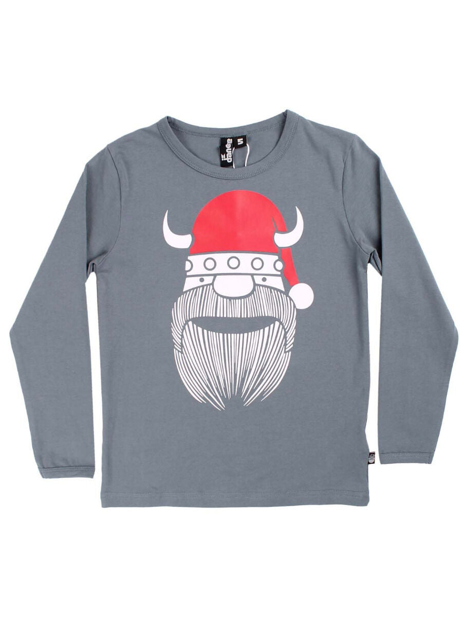 Bluse til børn med viking og nissehue