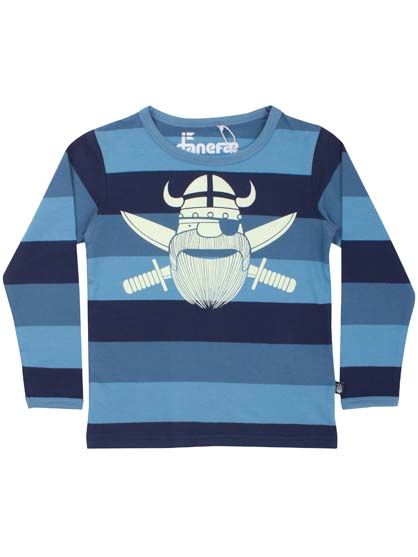 Bluse til børn med viking 
