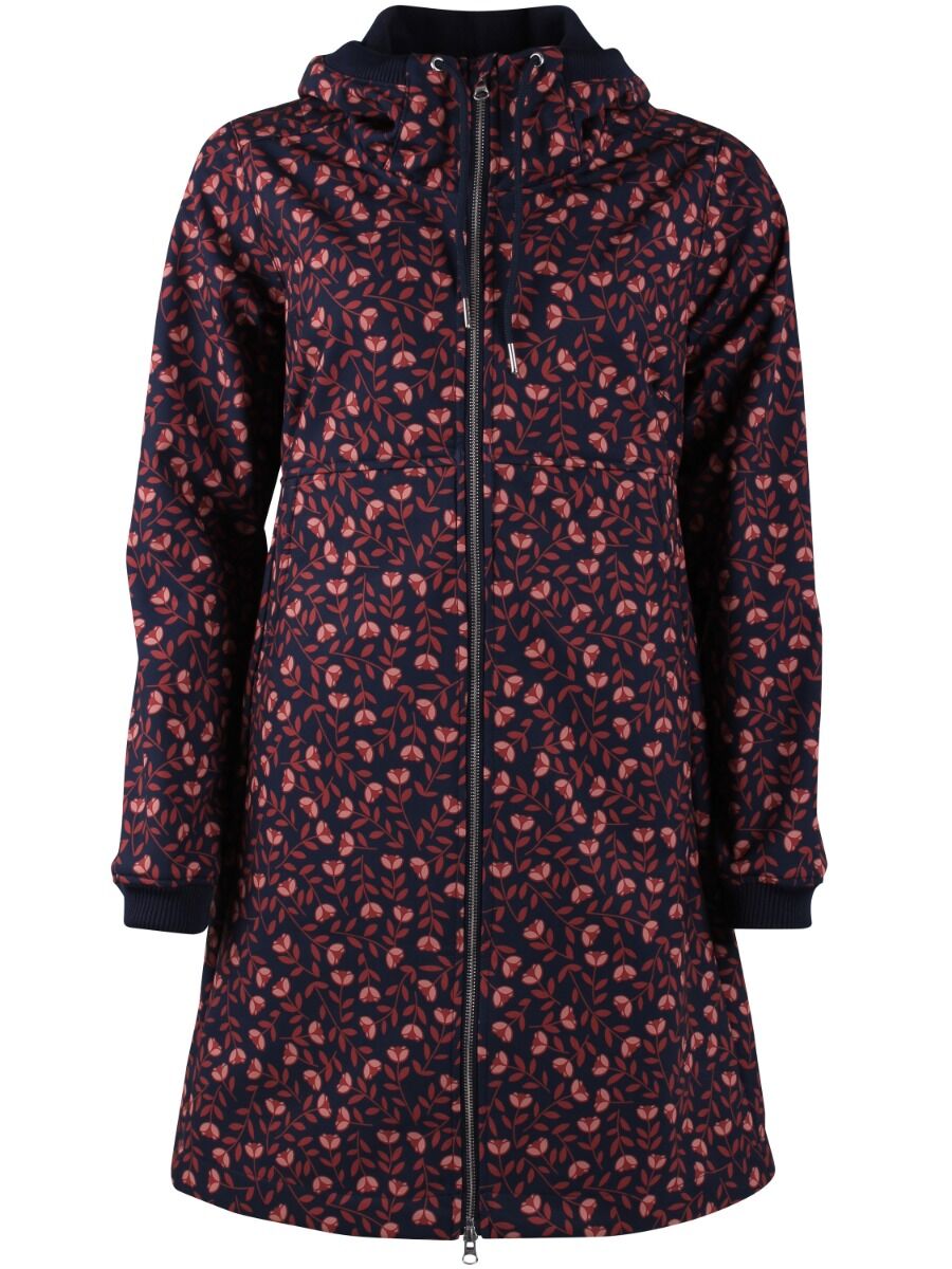 Daneline Softshell Navy/Pink Rust FLUERIE