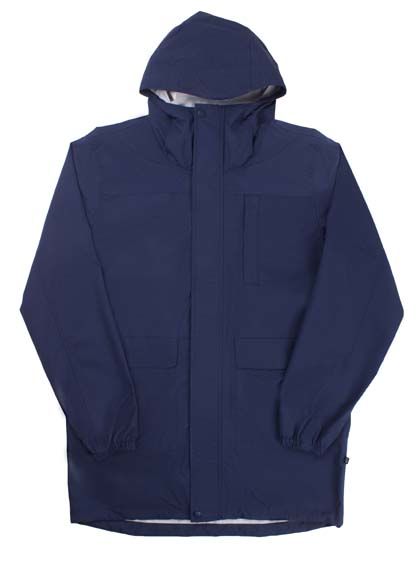 Klassisk regnfrakke fra Danefæ i navy