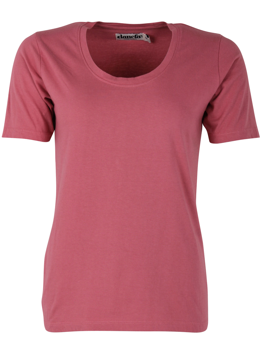 Danescoop Neck Tee Warm Rose