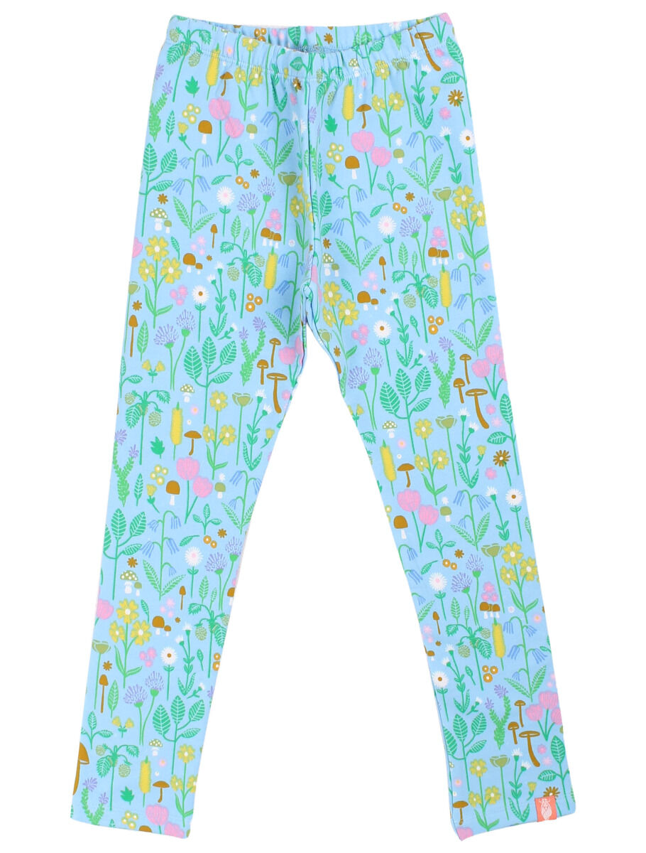 Leggings til børn med blomster 
