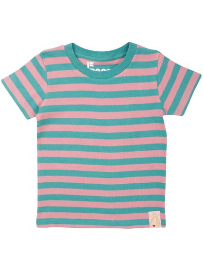 Bella Tee Shy Pink/Abyss Green