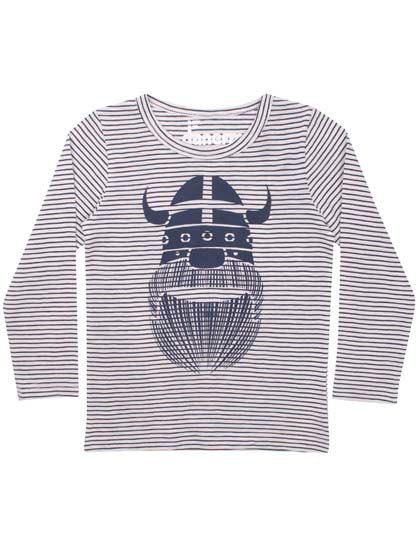 Jakob LS Tee Navy/Milk ERIK