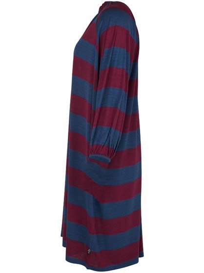 Doris Wool Dress Dark Bdx/Deep Ocean