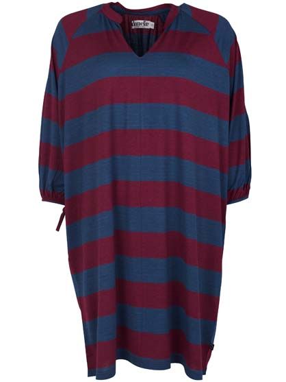 Doris Wool Dress Dark Bdx/Deep Ocean