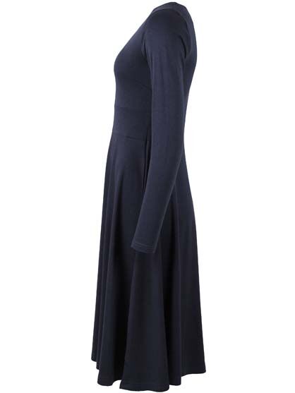 Danesigrid Cotton Dress Dk Navy