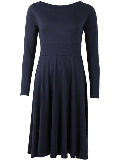 Danesigrid Cotton Dress Dk Navy