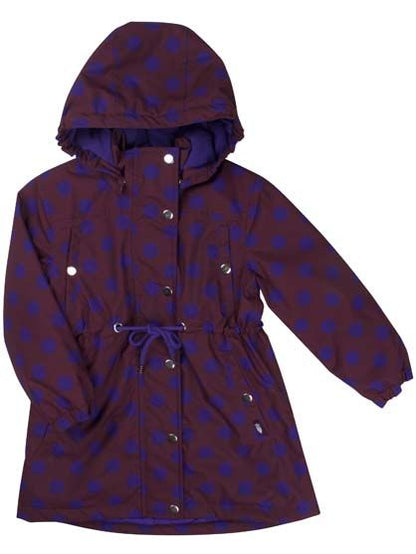 Danecookie Winter Jacket Dark Bdx/Purple Blue DOTS
