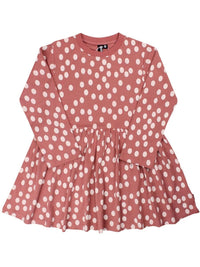 Danemerete Dress Grey rose/chalk FUNDOTS