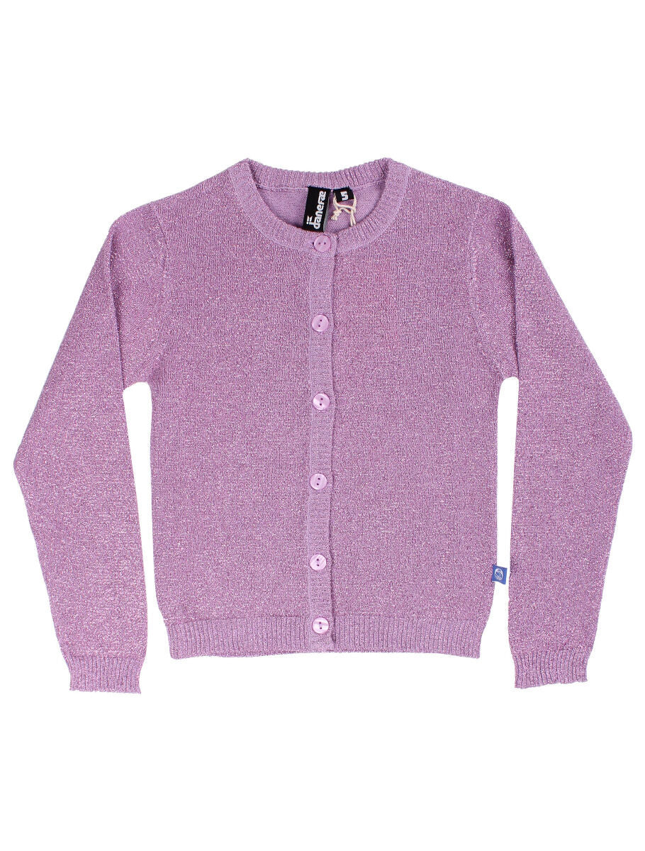 Danemerle Cardigan Soft Viola GLITTER