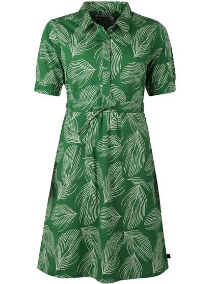 Danesusanne Poplin Dress Green/chalk PALMA
