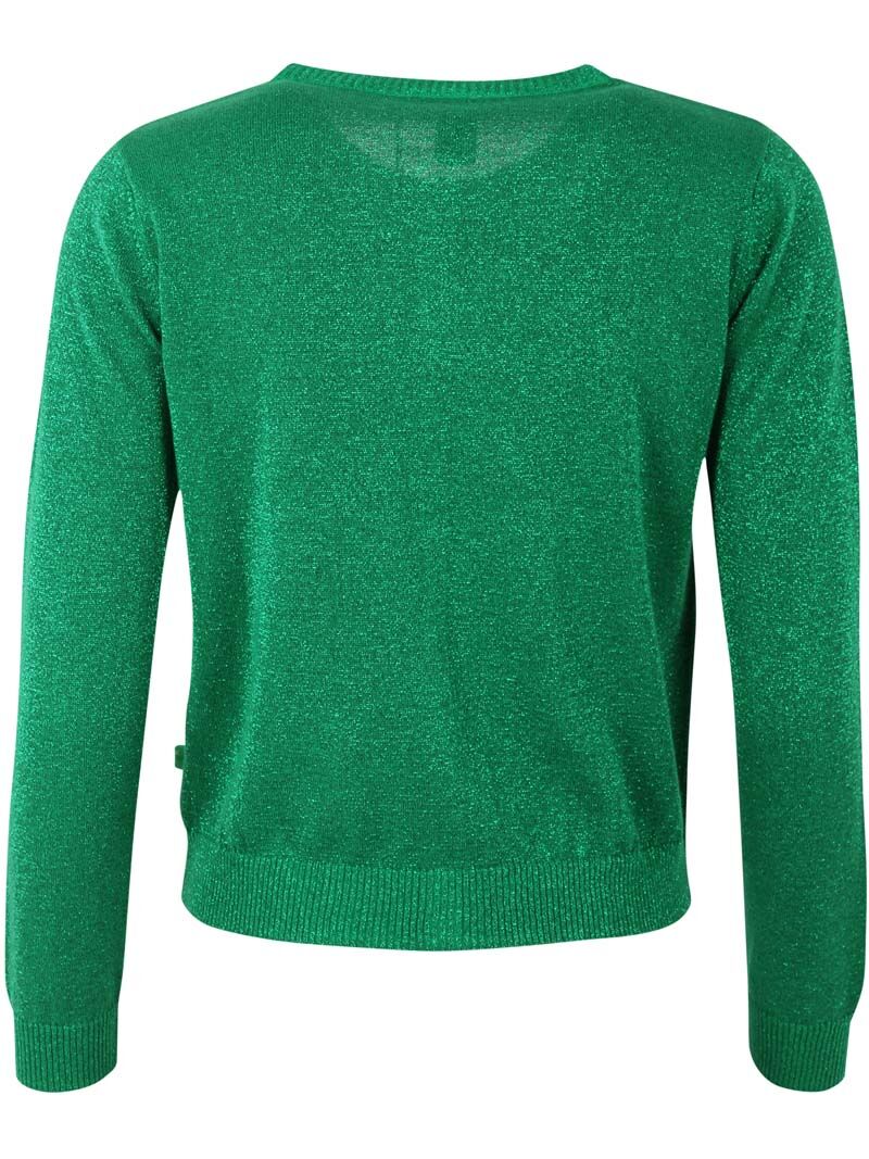 Green sparkly sweater hotsell