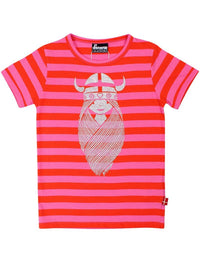 Danebasic SS Bright Red/Super Pink FREJA
