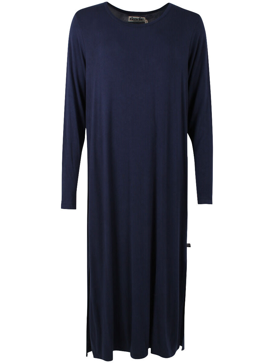 Danecasilda LS Viscose Dress Navy