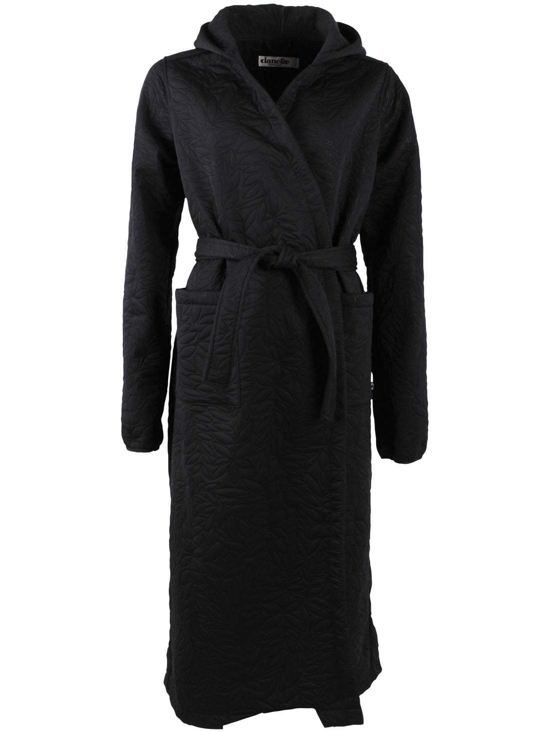 Daneviking Robe Black Leaves