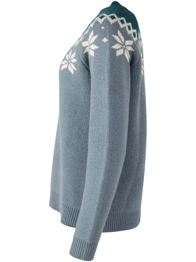 Danehytte Wool Sweater Blue Grey