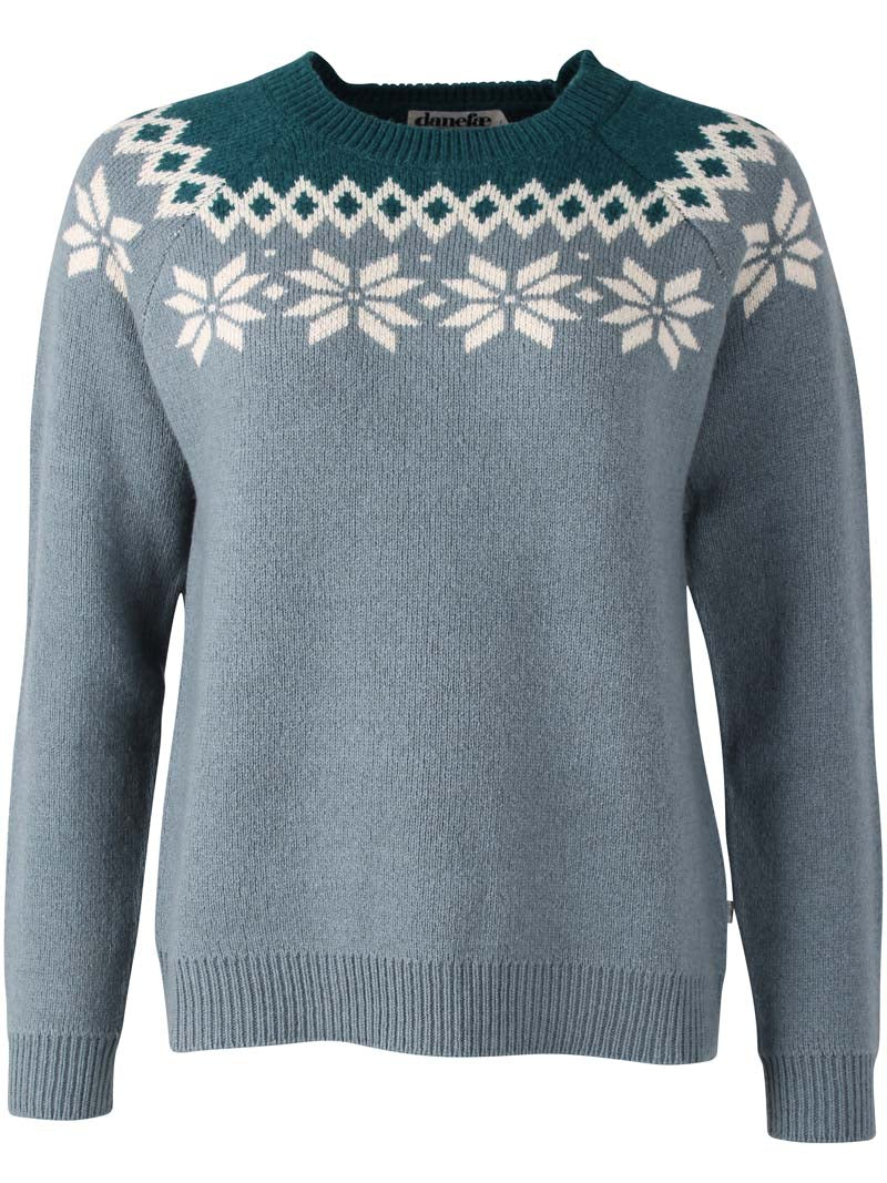 Danehytte Wool Sweater Blue Grey