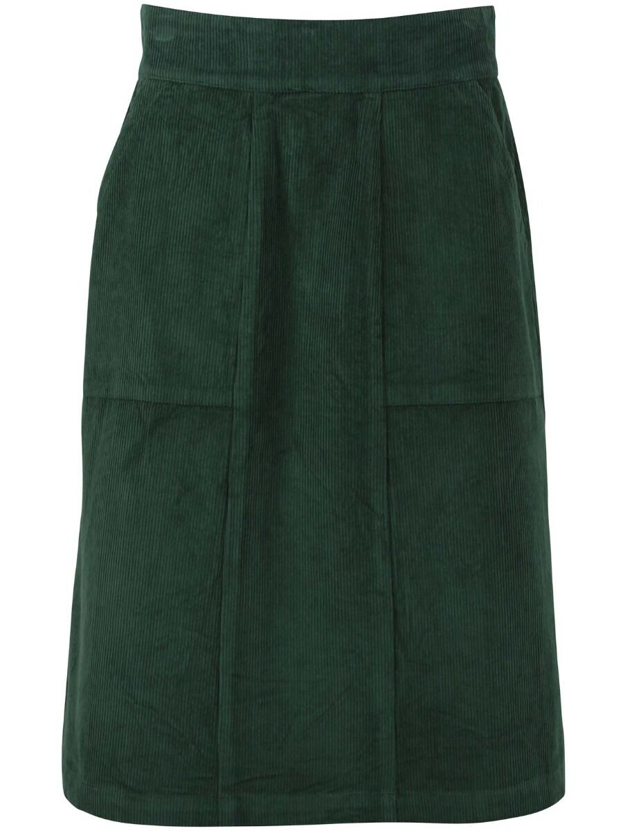 Danemaren Cord Skirt Rover Khaki